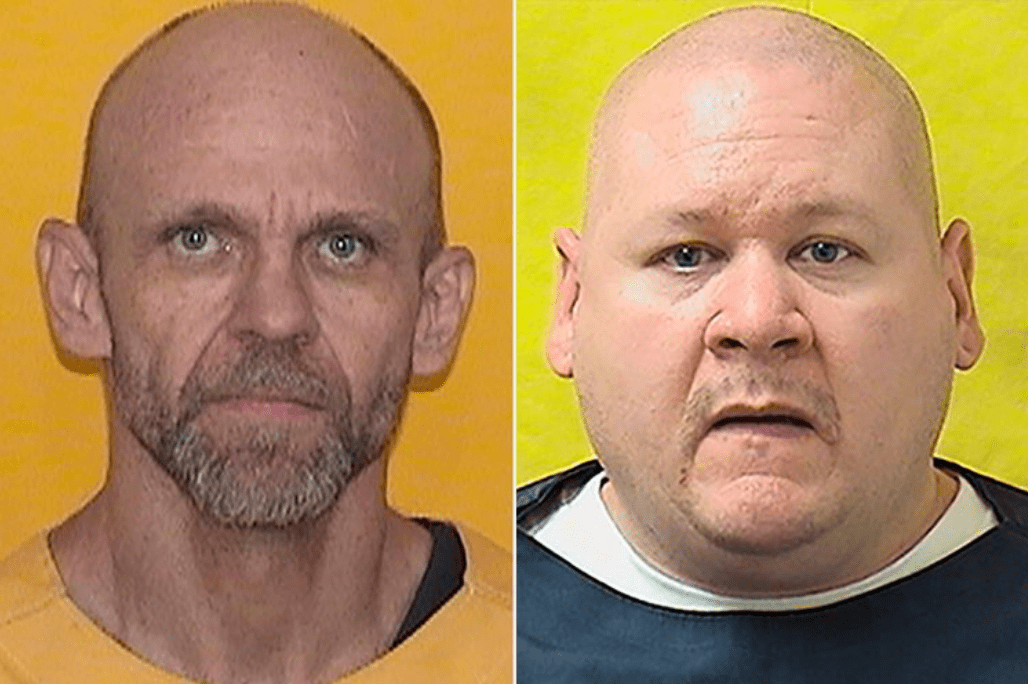 Two prisoners sneak out of an Ohio jail by hiding in a dumpster.