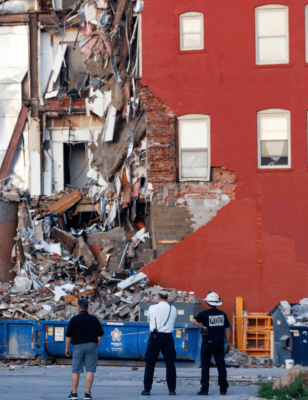 Davenport, Iowa, Apartment Building Partially Collapses; Rescue Operations Continue