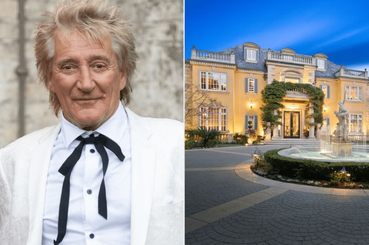 See Inside Photos as Rod Stewart Lists Huge L.A. Chateau for $70 Million!