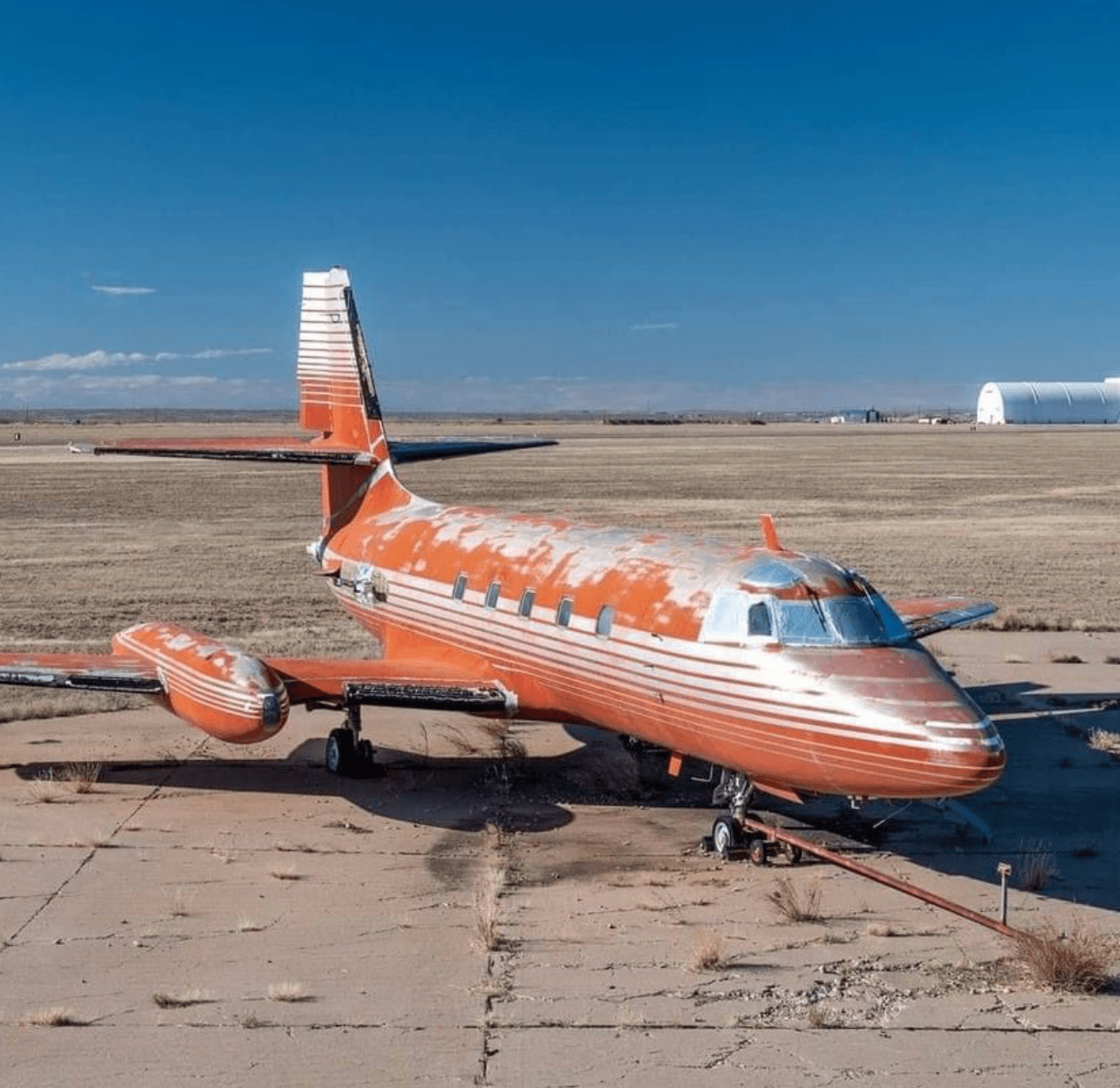 The stunning interior of Elvis Presley’s 1962 private plane has finally been auctioned.