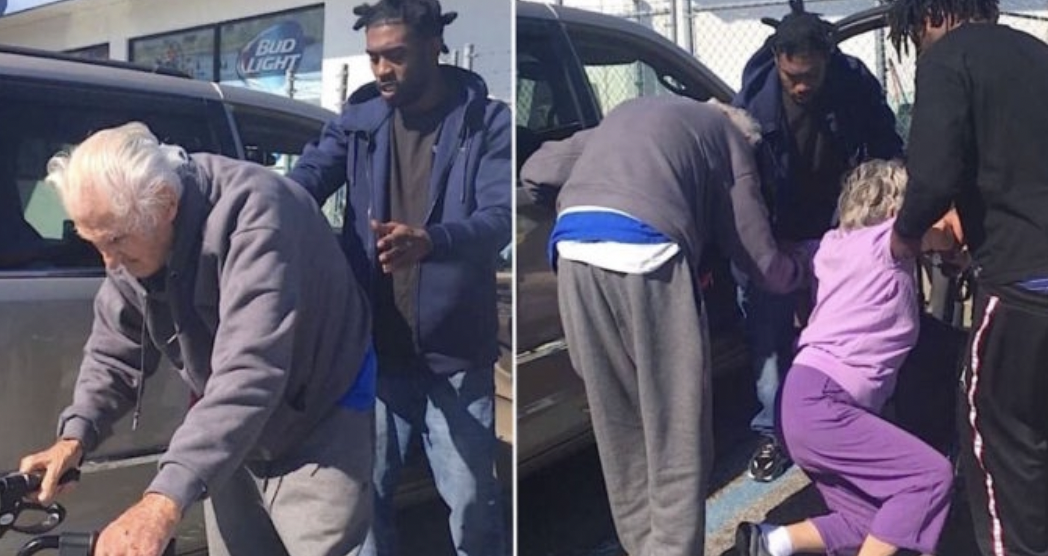 3 men surround 100-year-old elderly couple, but they had no clue that the cops were recording