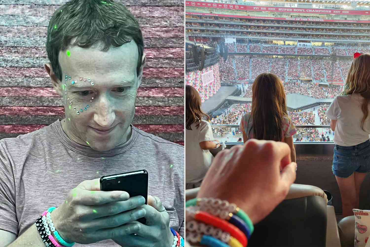 ‘Life of a Girl Dad’ Mark Zuckerberg Brings His Family to Taylor Swift’s Eras Tour in California