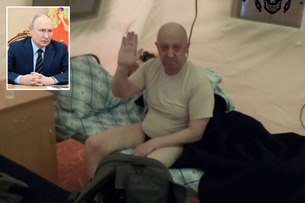 Russia publishes ‘first pic’ of Wagner boss Prigozhin since coup in his PANTS amid rumours Putin’s enemy is dead