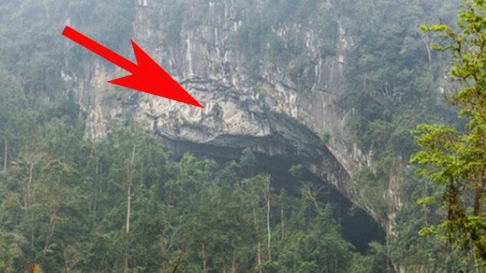 One man found a hidden cave