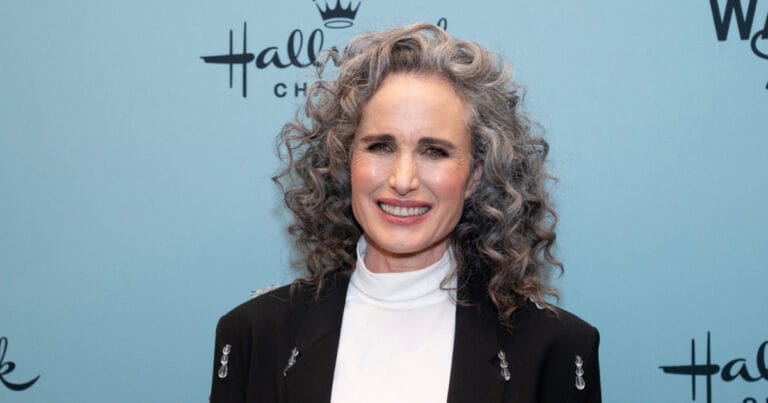 Celebrating Andie MacDowell’s Gray Hair Journey