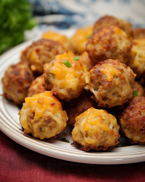 My husband’s kryptonite are these balls; he could easily finish the entire plate without breaking a sweat.