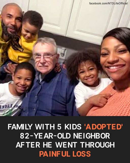 A Heartwarming Bond: A Family Welcomes an Older Neighbor into Their Hearts