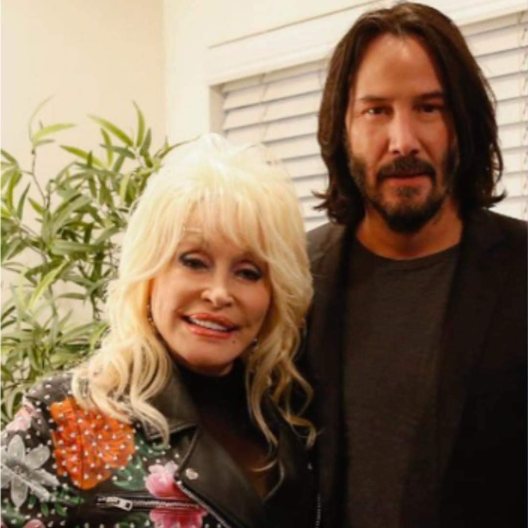 The Heartwarming Reunion of Dolly Parton and Keanu Reeves