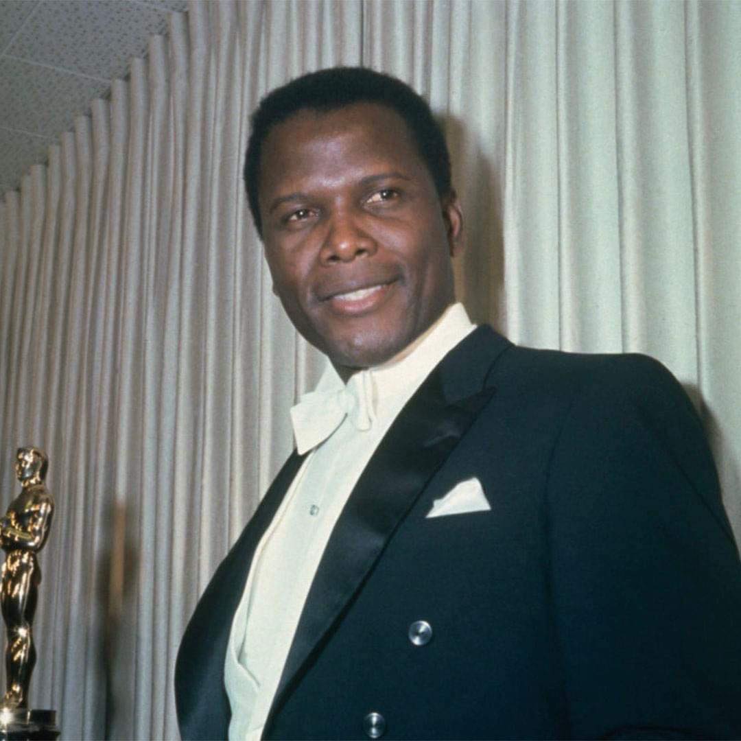 Legendary actor Sidney Poitier fell for his wife of 45 years on a movie set