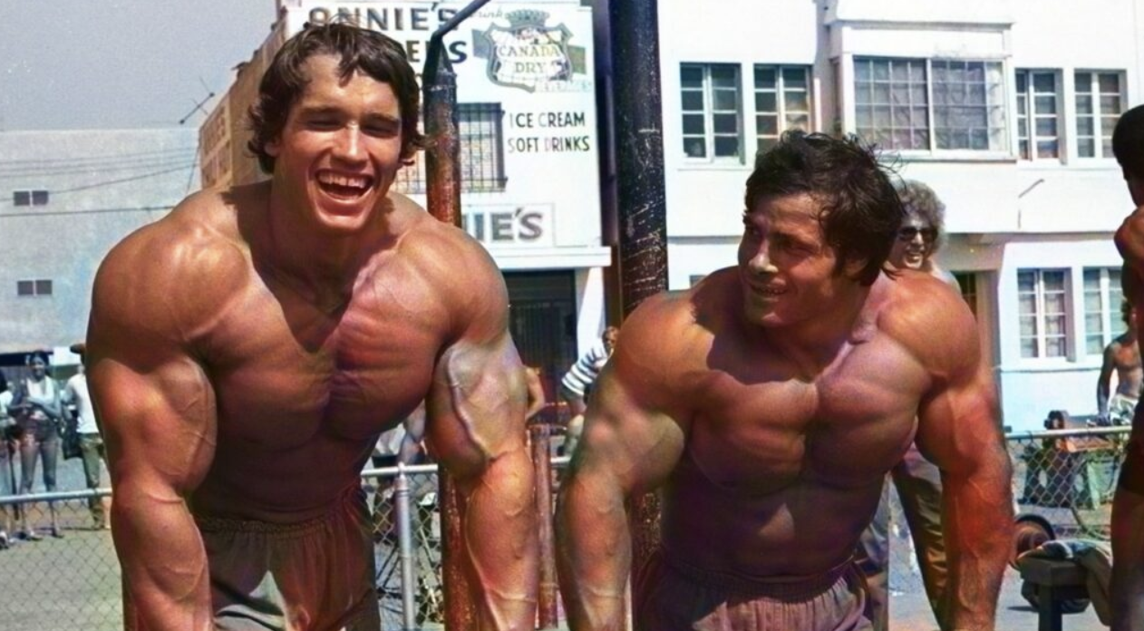 Arnold Schwarzenegger Pays Tribute to Franco Columbo