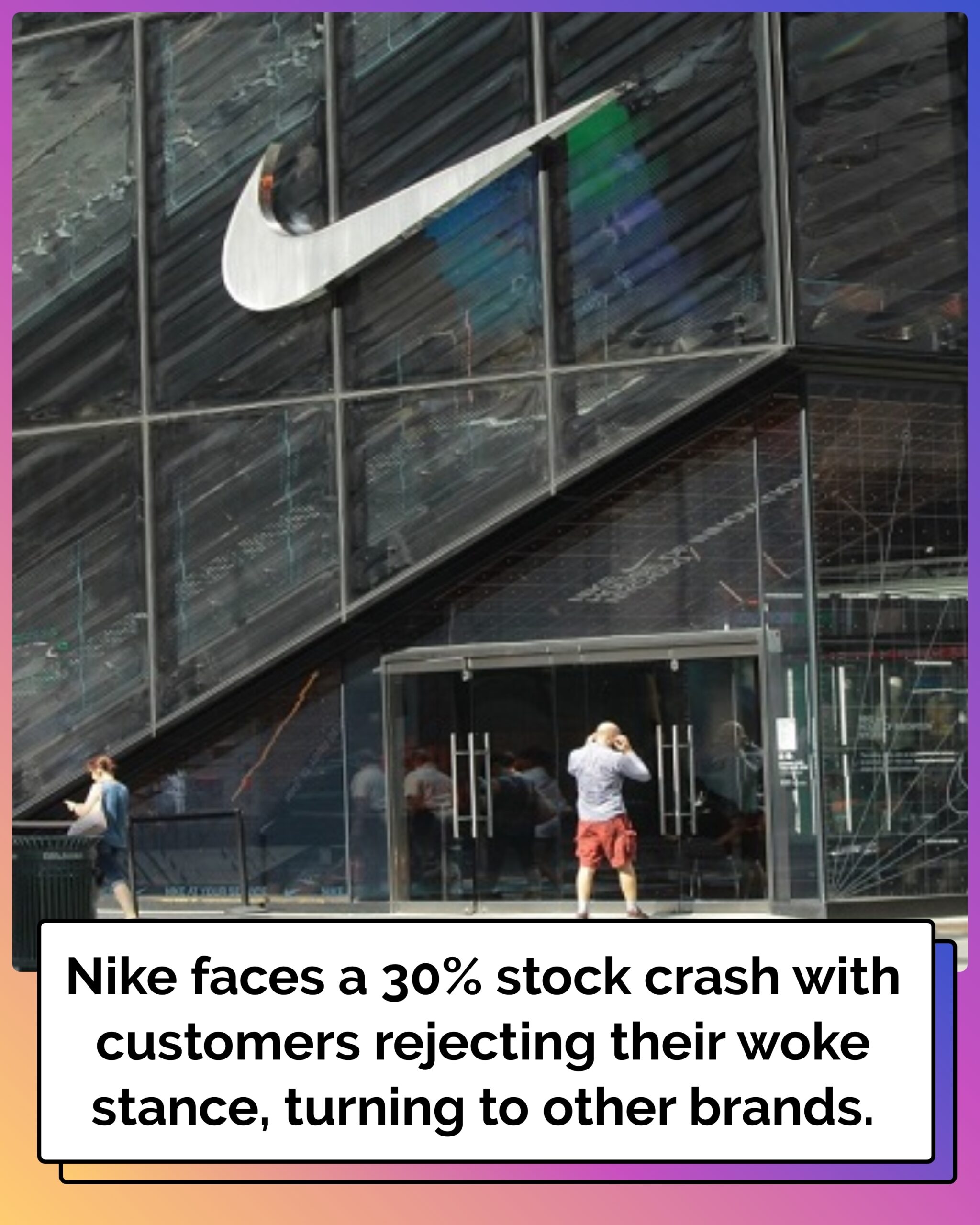 Nikeโs Stock Crashes 30% As Customers Reject Woke Agenda, Turn To Competitors