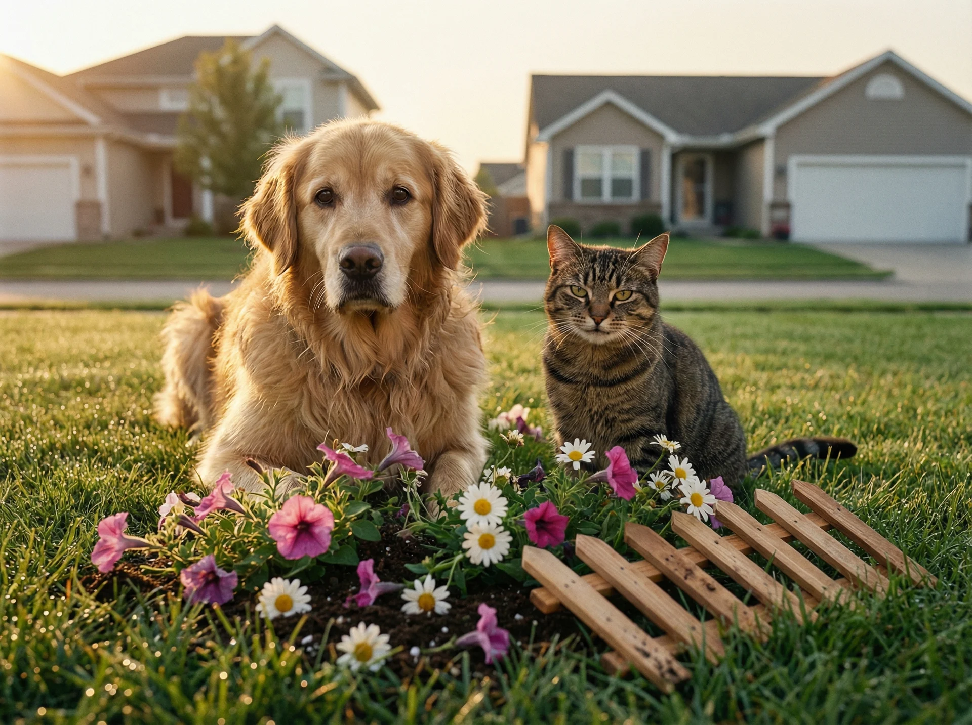 The Mystery of the Trampled Garden